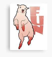 Funny Lamb Canvas Print