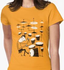Play that beat Women's Fitted T-Shirt