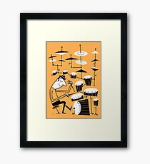 Play that beat Framed Print