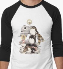 Penguins intrepid Men's Baseball ¾ T-Shirt