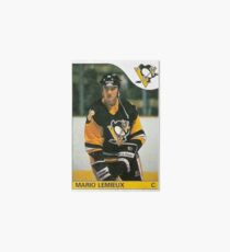 Mario Lemieux Rookie Card Art Board