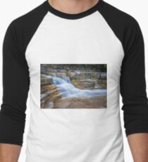 Long Exposure Waterfall Men's Baseball ¾ T-Shirt