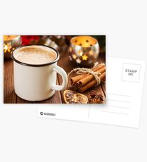 Cup of hot cocoa with mini marshmallows Postcards