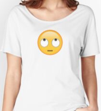 rolling eyes emoji Women's Relaxed Fit T-Shirt