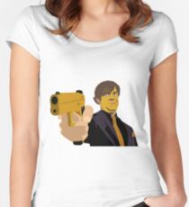 Goldenface Fitted Scoop T-Shirt