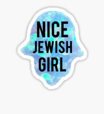 Nice Jewish Girl Sticker