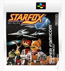Starfox japanische Abdeckung Poster