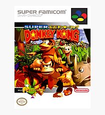 Donkey Kong Country Japanese Cover Photographic Print