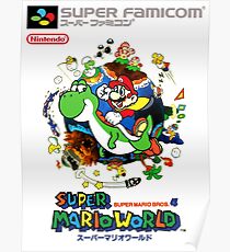 Super Mario Welt Japanisch Poster