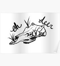 Oh Deer...(Shaded) Poster