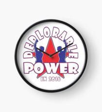 DEPLORABLE POWER Clock