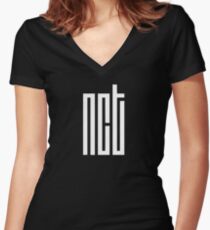 NCT - Logo Women's Fitted V-Neck T-Shirt