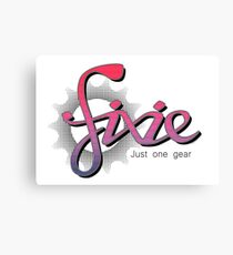 Fixie Canvas Print