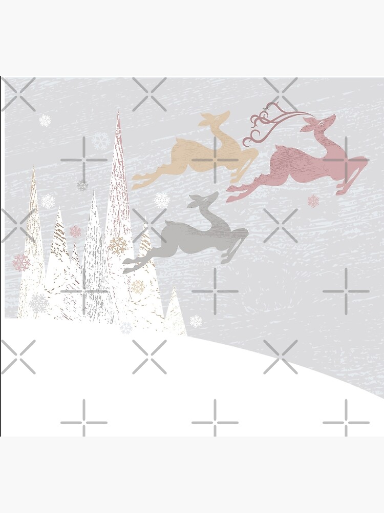 Flying Christmas Deer by rusanovska
