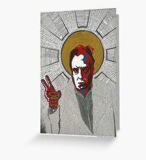 Christopher Hitchens Greeting Card