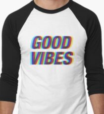 Gute Stimmung Techicolor Baseballshirt für Männer