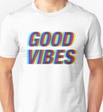 Good Vibes Techicolor Unisex T-Shirt
