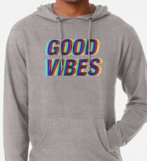 Sudadera con capucha ligera Good Vibes Techicolor