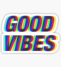 Pegatina Good Vibes Techicolor