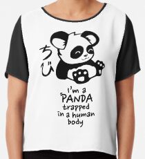 Ich bin ein süßer kleiner Panda Chiffontop