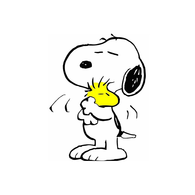 Snoopy Glücklich: Wandbilder | Redbubble
