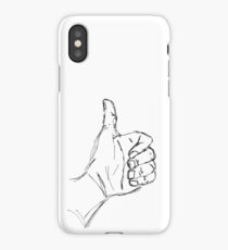 Thumbs-Up Sketch iPhone Case
