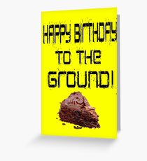 Tarjeta de felicitación La isla solitaria - ¡Feliz cumpleaños en el suelo!