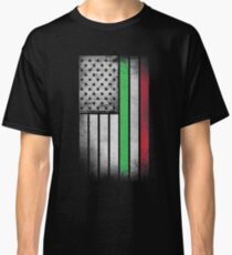 Italian American Flag - Half Italian Half American Classic T-Shirt