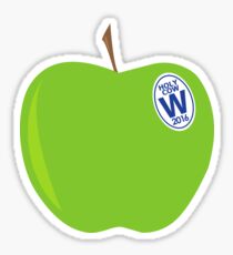 green apples - cubs world series champs Sticker