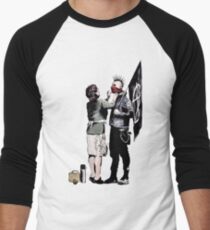 Banksy - Anarchist And Mother Men's Baseball ¾ T-Shirt