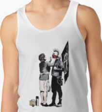 Banksy - Anarchist und Mutter Tanktop für Männer