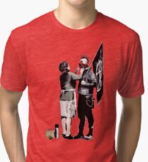 Banksy - Anarchist And Mother Tri-blend T-Shirt