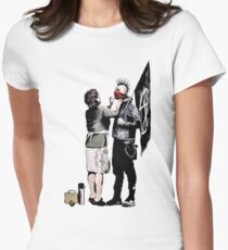 Camiseta entallada Banksy - Anarquista y madre