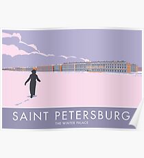 Póster San Petersburgo, Palacio de Invierno