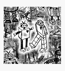 Robot Love Photographic Print