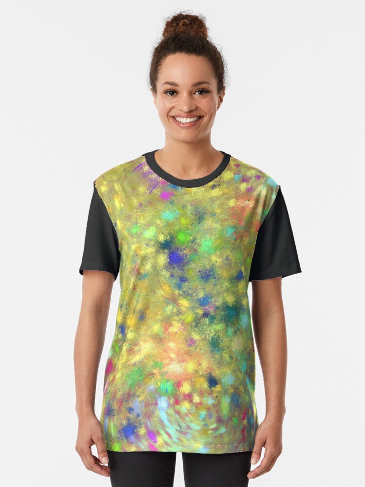 Alternate view of Spring #fractal art Graphic T-Shirt