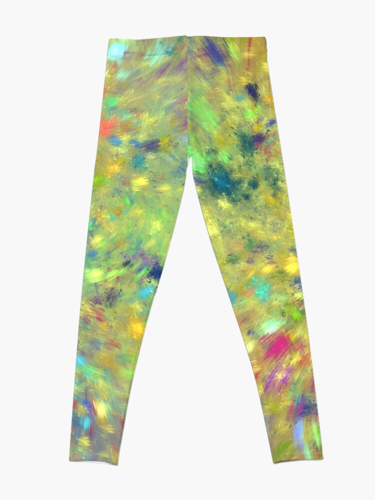 Alternate view of Spring #fractal art Leggings