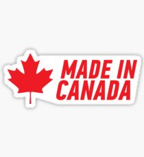 Hergestellt in Kanada Sticker