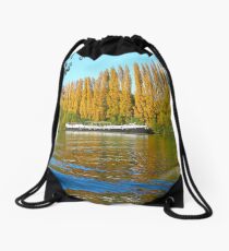 Autumn Colours at Auvers Drawstring Bag