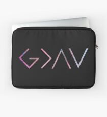 God Is Greater Than the Highs and Lows Laptop Sleeve