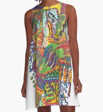 Sea A-Line Dress