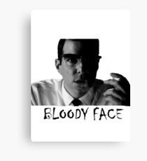 Bloody Face Canvas Print
