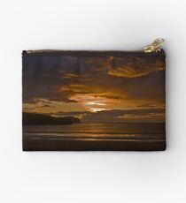 Fiery Sky, Sunset, St Ninian's Isle Studio Pouch