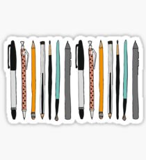 Pens and pencils Sticker