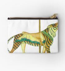 Carousel Tiger at Tilden Park Oakland Studio Pouch