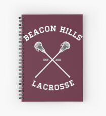 Teen Wolf Lacrosse Spiral Notebook
