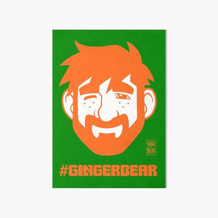 ADAM LIKES GINGER Art Board Print