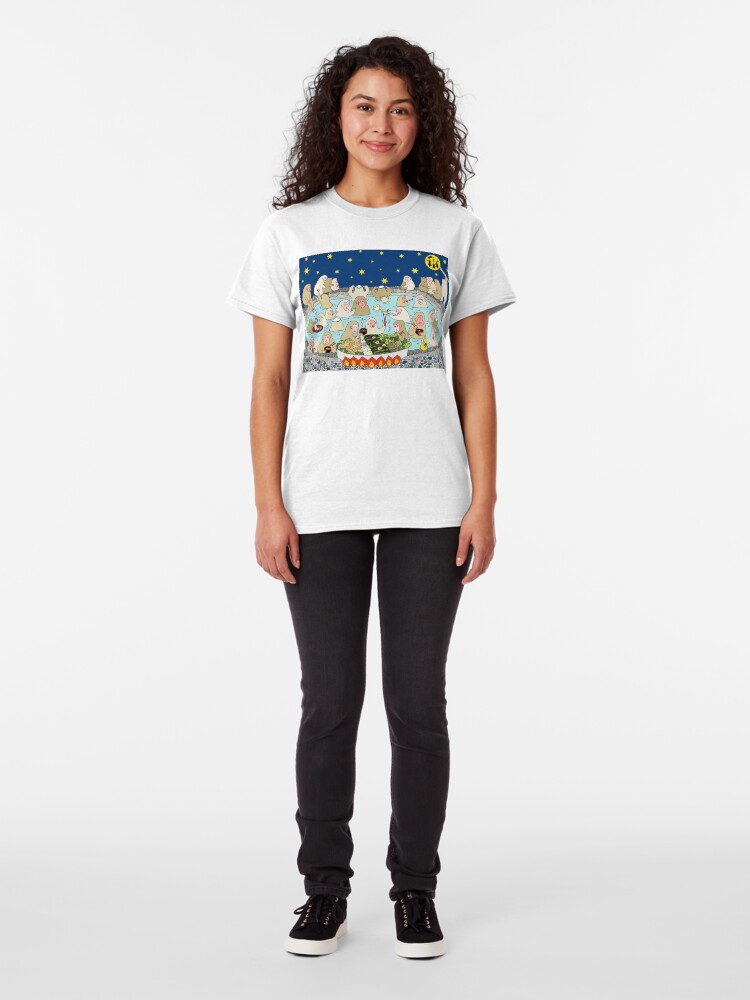 Alternate view of Snow Monkeys in Spa Classic T-Shirt