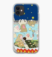 Soaking Japanese Snow Monkeys iPhone 11 case Soaking Japanese Snow Monkeys iPhone 11 case