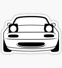 Simple miata Sticker